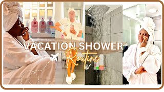 MY VACATION PAMPER SHOWER ROUTINE AND SELF CARE - body care, feminine hygiene -smell Good!