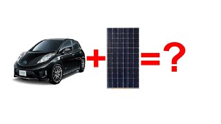 Nissan Leaf + солнечная панель. Или как ездить на Лифе без подзарядки?