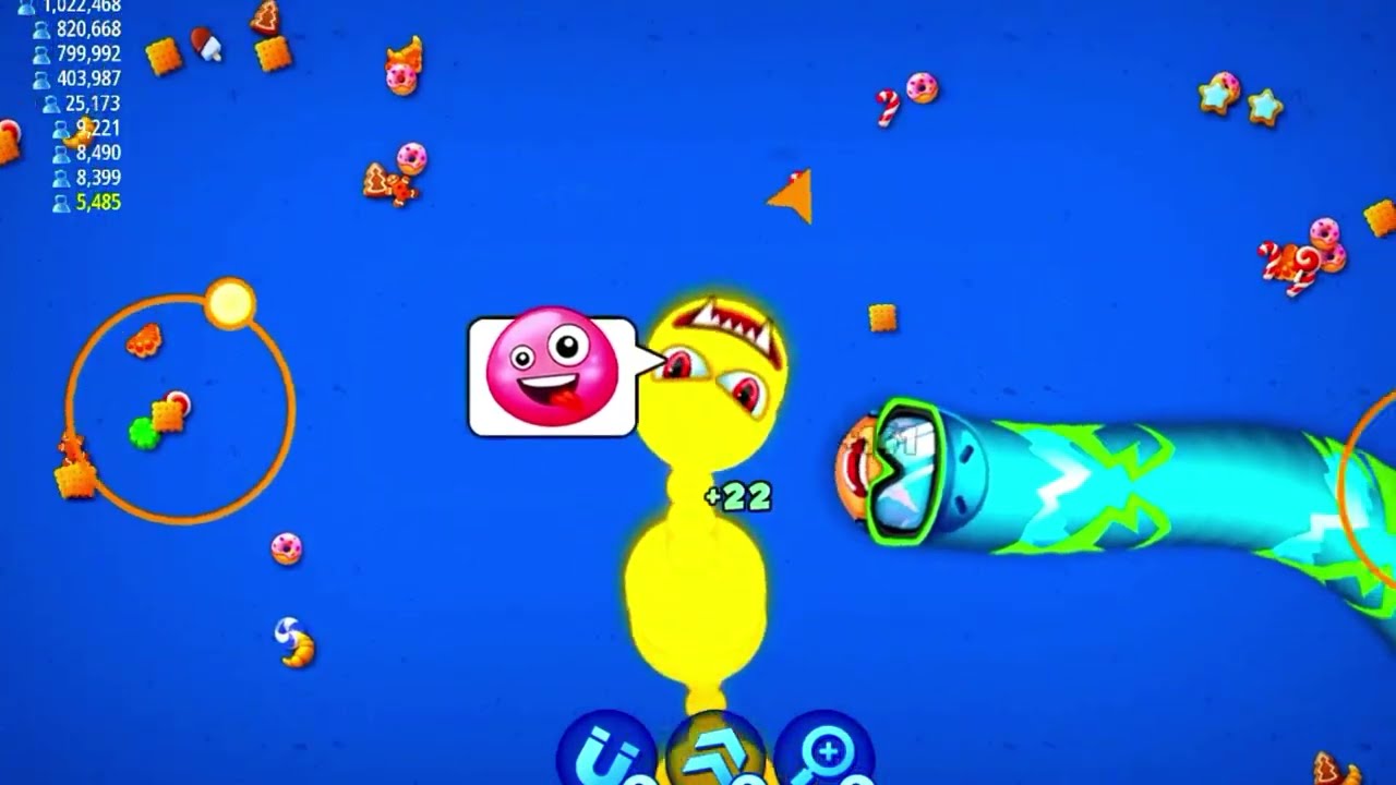 #wormszone 🪱 ||Rắn Săn MồiBIGGEST SNAKE |Epic Worms Zone BestGameplr #snake