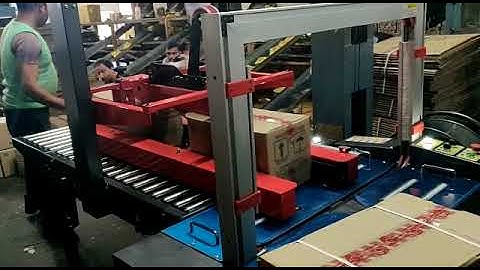 combination automatic strapping & tapping video