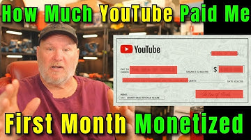 Hoeveel YouTube mij mijn eerste maand heeft betaald