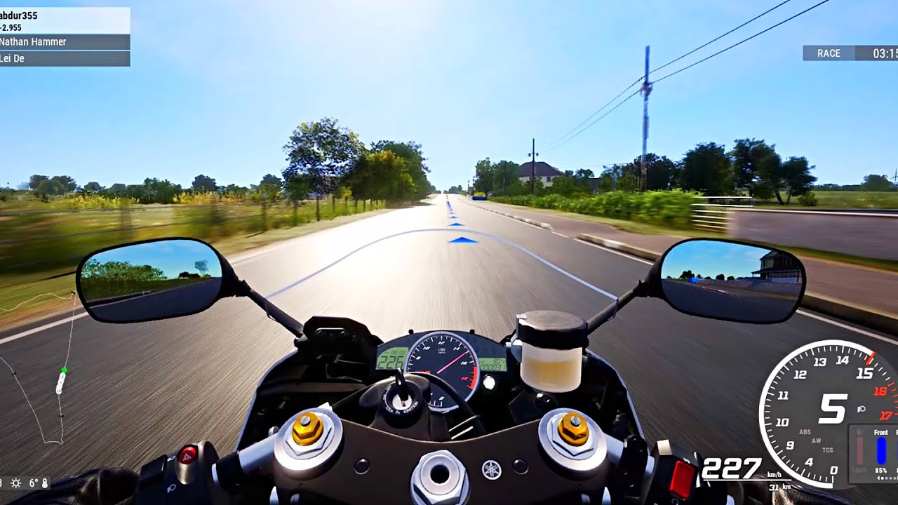 RIDE 4 - Gameplay Let's Test YAMAHA YZF R6 Gameplay (Top Speed) - YouTube