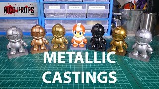 METAL EFFECT RESIN : Cold casting metallic powders and mica powders, using polyurethane resin