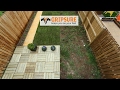 Garden Makeover using Gripsure non slip decking tiles