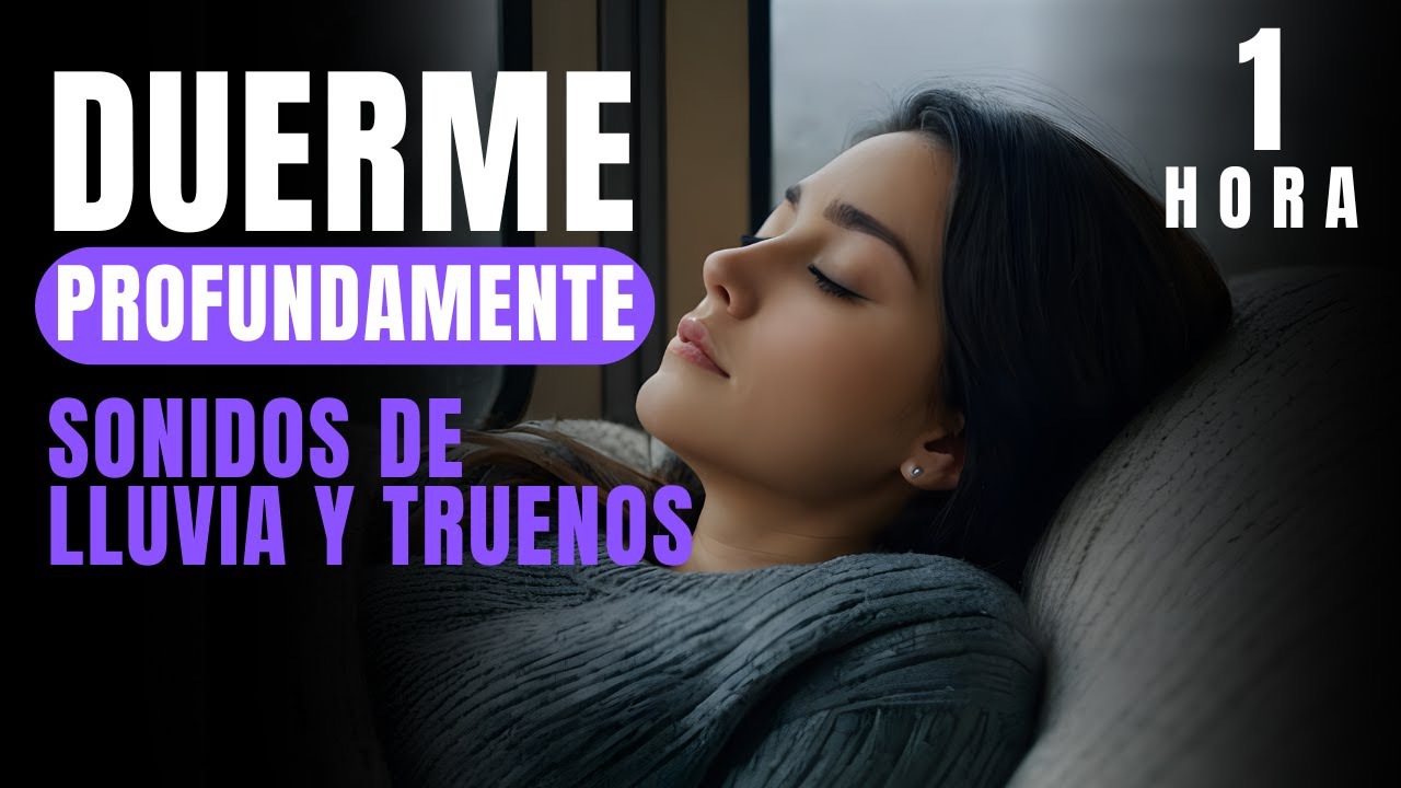 Duerme Profundamente con Sonido de Lluvia y Truenos ⚡ Relájate Cada ...