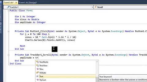 how to use chart in visual basic