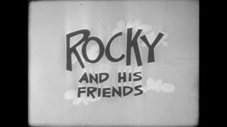 Rocky and His Friends: Complete Show with Commercials! (1961  16mm B&W Kodak Print)