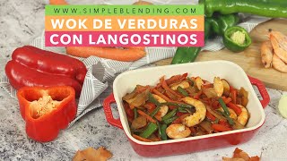 TE SORPRENDERÁ ESTA RECETA ORIENTAL DE VERDURAS CON LANGOSTINOS | Langostinos con verduras al wok