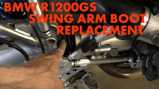 BMW R1200GS Swing Arm Boot Replacement