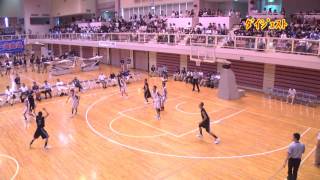 【バスケ】第43回　関東中学校バスケットボール大会　梅丘vs豊野（ダイジェスト）（男子準決勝）