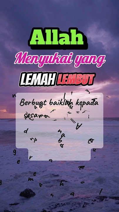 Download lagu Lemah lembutlah #katakatapenuhhikmah #motivasidiri