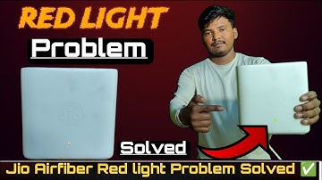 Fix Jio Airfiber Plus Red Light Problem like this in just 2 minutes..! #jio #wifi #video
