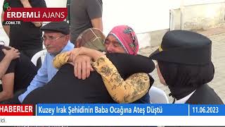 Kuzey Irak Şehidinin Erdemli’deki Baba Ocağına Ateş Düştü