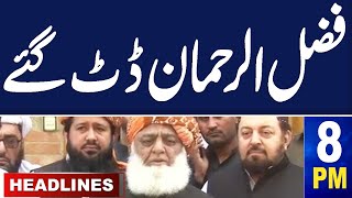Samaa News Headlines 8PM |  Fazal Ur Rehman Big Warning | 1st May 2024 | SAMAA TV