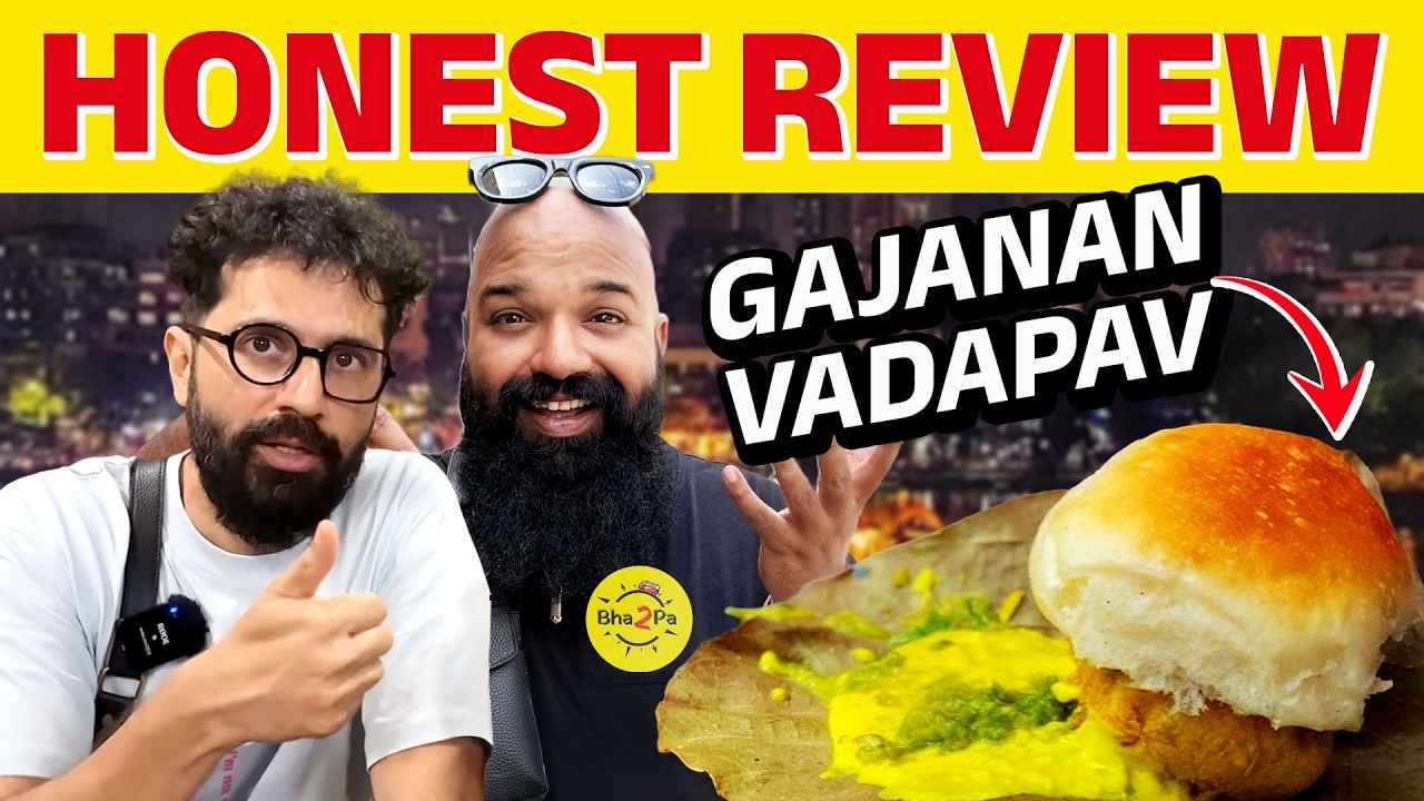 BEST VADAPAV in THANE | Ft. Sarang Sathaye | Honest Review | #Bha2Pa
