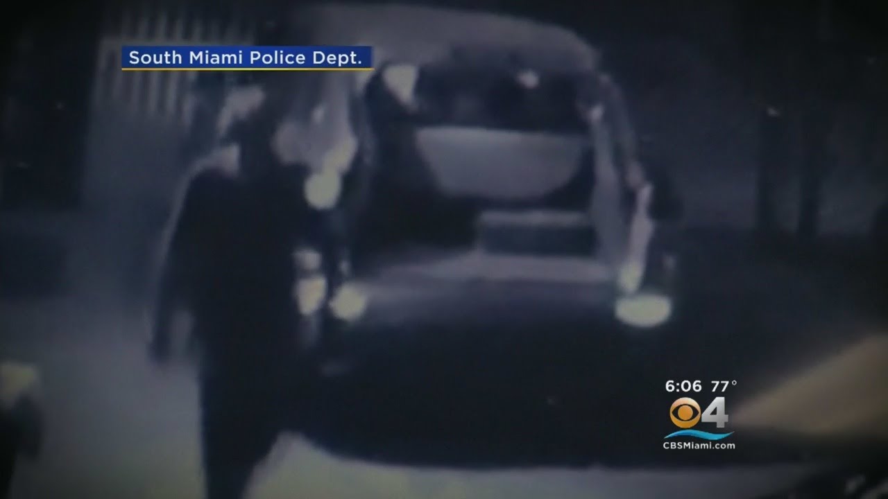 Exclusive: New Surveillance Tape Of South Miami Car Burglar Who Has Resurfaced