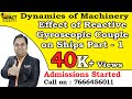 Effect of Reactive Gyroscopic Couple on Ships - PART 1 | Gyroscopic | Dynamics of Machinery(DOM/DME)