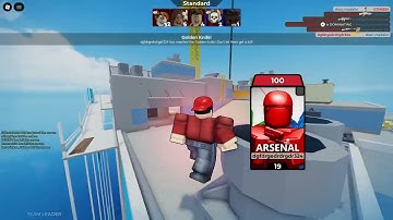 Roblox Arsenal hacker, his username is "dgfdrgedrdrgdr324" using fly and probably aimbot