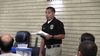 January 17, 2014 -- Temple City CERT Training - Video 1