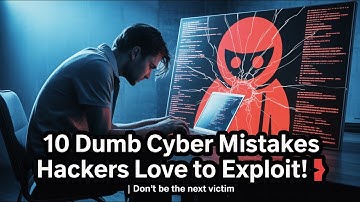 10 Dumb Cyber Mistakes Hackers LOVE to Exploit! 😱 | Don’t Be the Next Victim