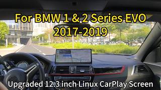 BMW 1er 2er (2017-2019) 12.3" HD Linux System | CarPlay | Android-Auto Road Top Multimedia Kit F20