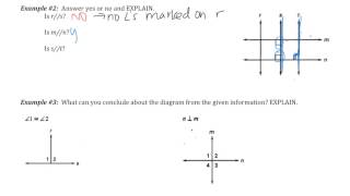 3.6: Prove Theorems about Perpendicular Lines
