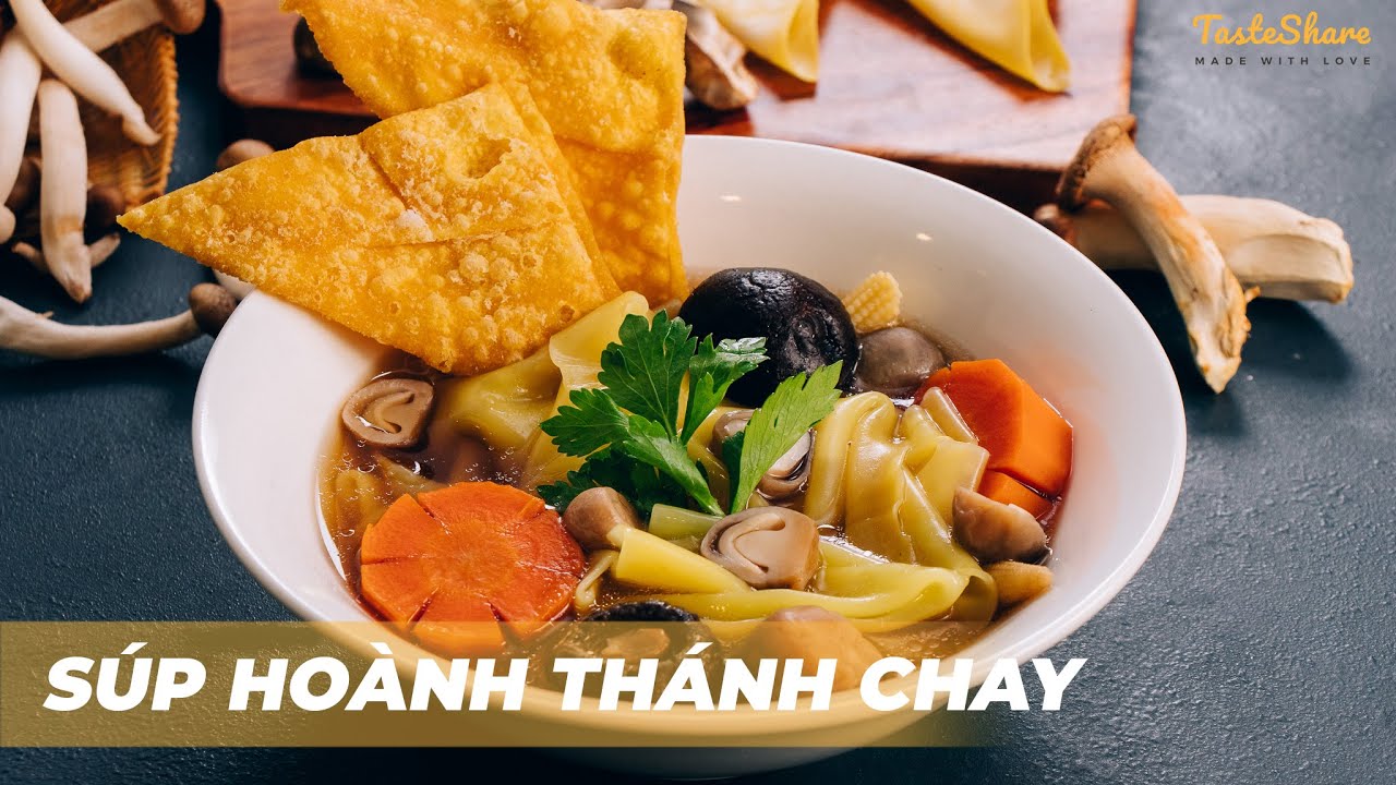 Hướng dẫn Cách nấu hoành thánh – CÁCH LÀM SÚP HOÀNH THÁNH CHAY | TasteShare