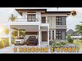 5 Bedroom 2 Storey HOUSE DESIGN | 269 sqm. | Exterior &amp; Interior Animation