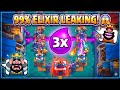 99% ELIXIR LEAKING! 😱 Infinite Triple Elixir Chaos! (Clash Royale)