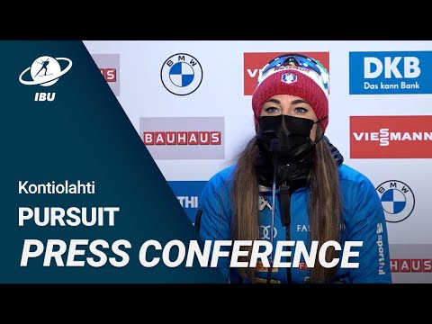 World Cup 21/22 Kontiolahti: Women Pursuit Press Conference