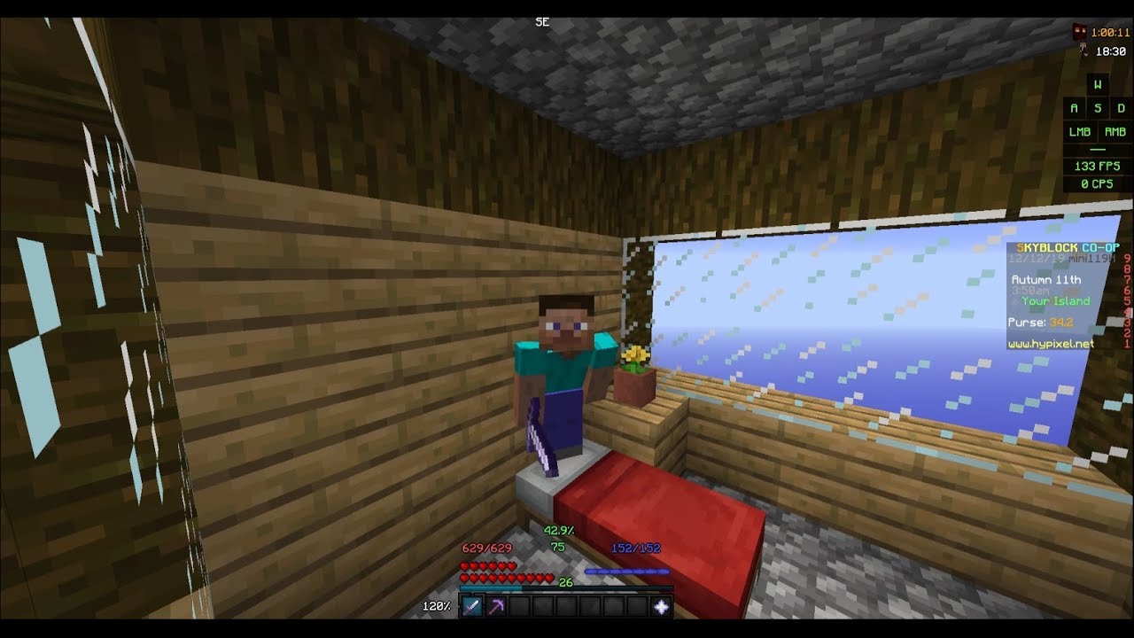 Hello Welcome To My Minecraft Lets Play hello guys welcome to my minecraft lets play but it's hypixel skyblock