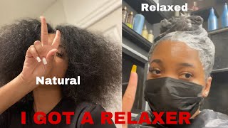 MUST WATCH: NATURAL TO RELAXED HAIR / Relaxer touch up after 5 months.  #relaxerday#naturaltorelaxed