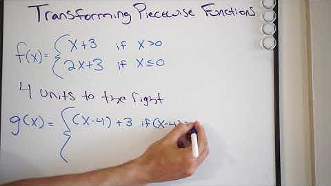 Transforming Piecewise Functions (1 of 2)
