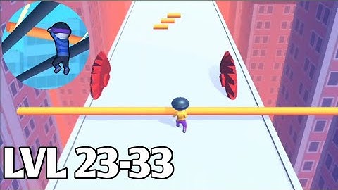 Roof Rails  | Level 23-33 Gameplay Walkthrough Part 3 (Android, iOS)