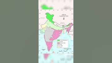 India Map:Major soil deposits of 🇮🇳 |