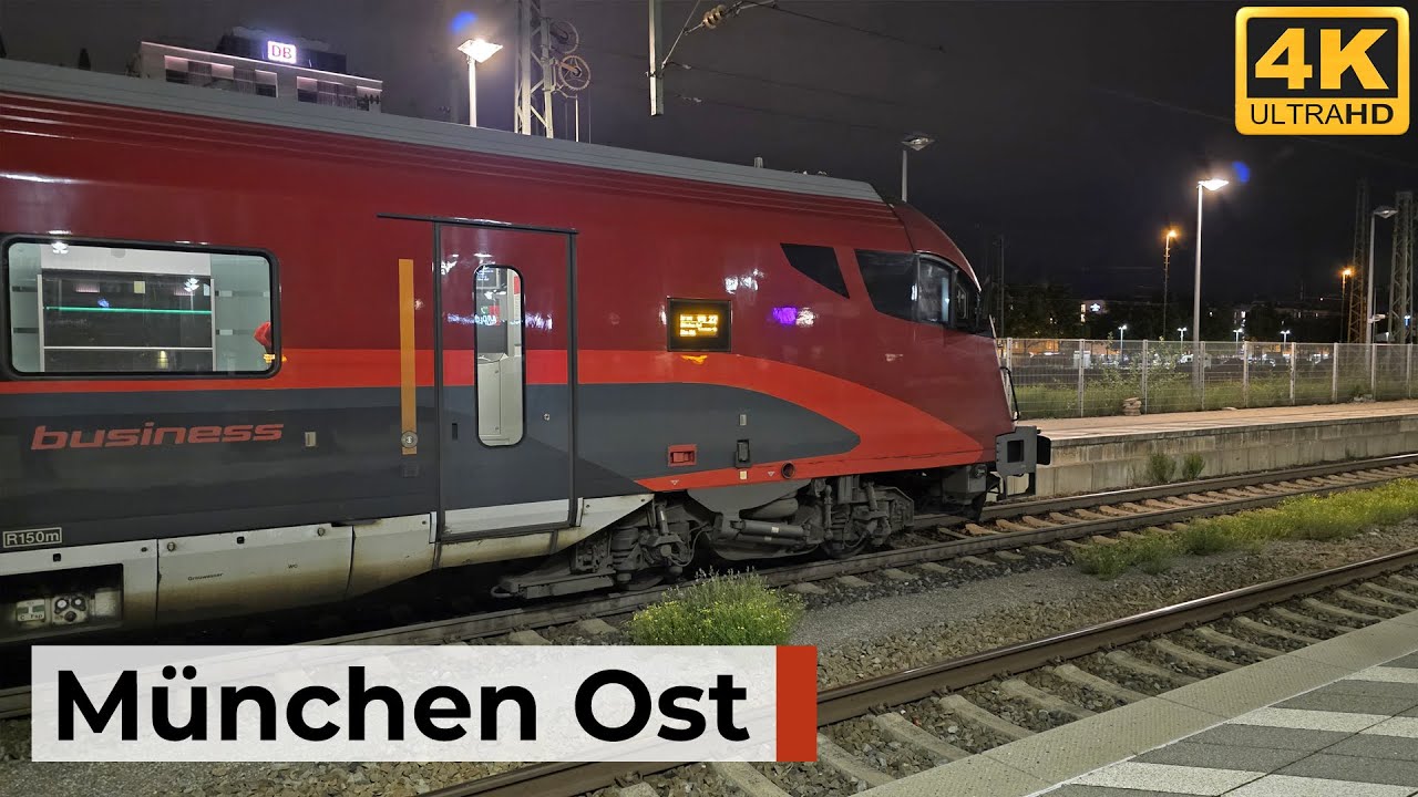 München Ost 12.09.2025 - Nachtstimmung mit RJ, IC, BRB, S-Bahn & Güterzügen