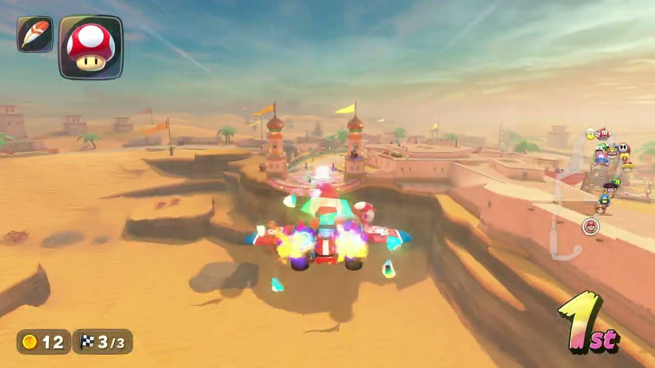 Mario Kart World Flower Cup 150cc (Triple Star Rank)