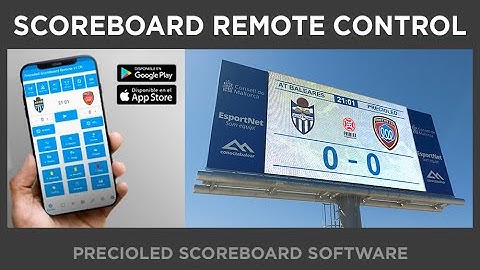 Link with Scoreboard Remote Control. Precioled video scoreboard sports Software. Online Manuals