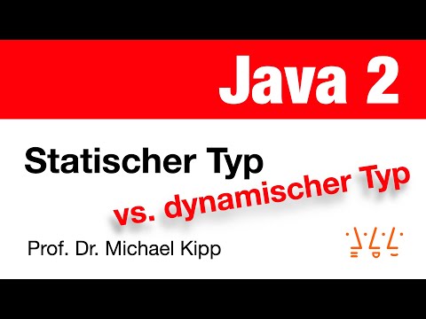 Video: Ist Java schwach oder stark typisiert?