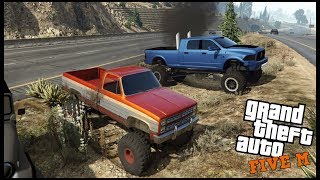 GTA 5 ROLEPLAY - SQUARE BODY CHEVY RIPPING OFFROAD PT.2 - EP. 527 - CIV