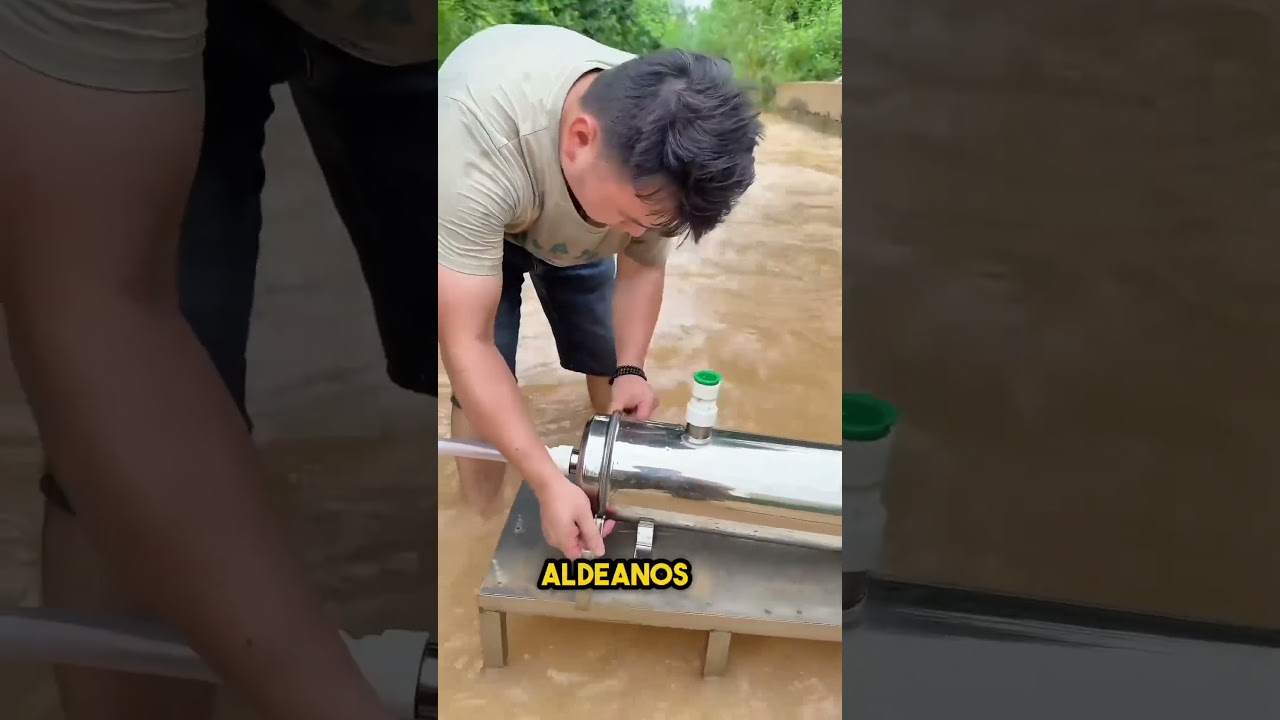 Este chica salvó el pueblo con un filtro purificador de agua ❤️
