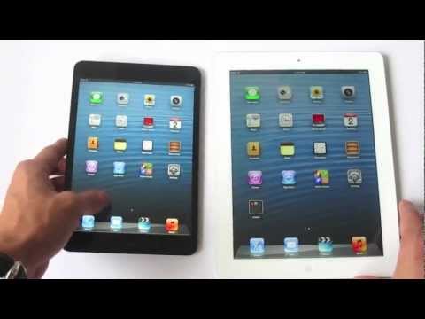 iPad Mini VS iPad 4 Speed TEST and Physical Comparison