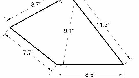 How to draw irregular polygon |  Transfer field readings to AutoCAD