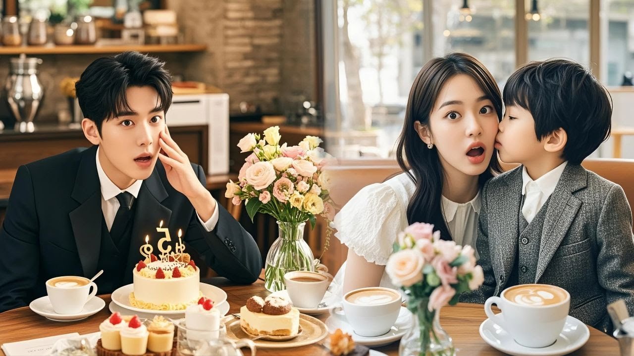 💕أخذ المدير التنفيذي ابنه لحضور عيد ميلاد، ففاجأه الابن باحتضان فتاة وقال: 