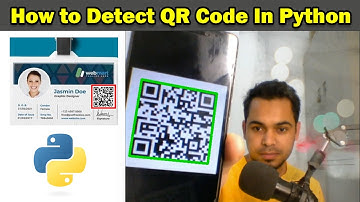 How to Detect QR Code and Bar Code in Python OpenCv [Bangla] python tutorial Bangla Part-9
