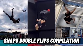 SNAPU DOUBLE FLIPS COMPILATION