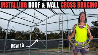 HOW TO - TENSION CROSS BRACING USING SCREWS ONLY TUTORIAL