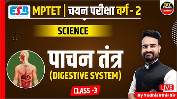 SCIENCE | MPTET 2023 | MPTET वर्ग 2 चयन परीक्षा | वर्ग 2 EXAM | DIGESTIVE SYSTEM BY YUDHISHTHIR SIR