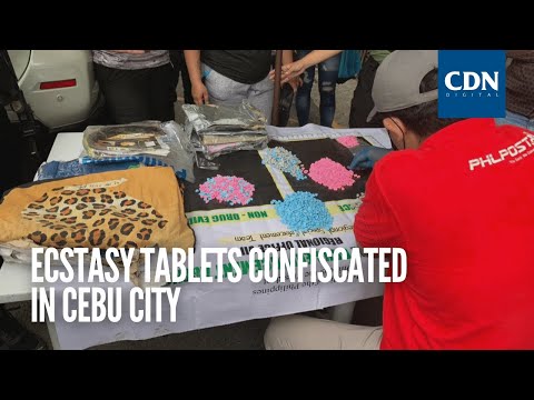Ecstasy tablets confiscated in Cebu City