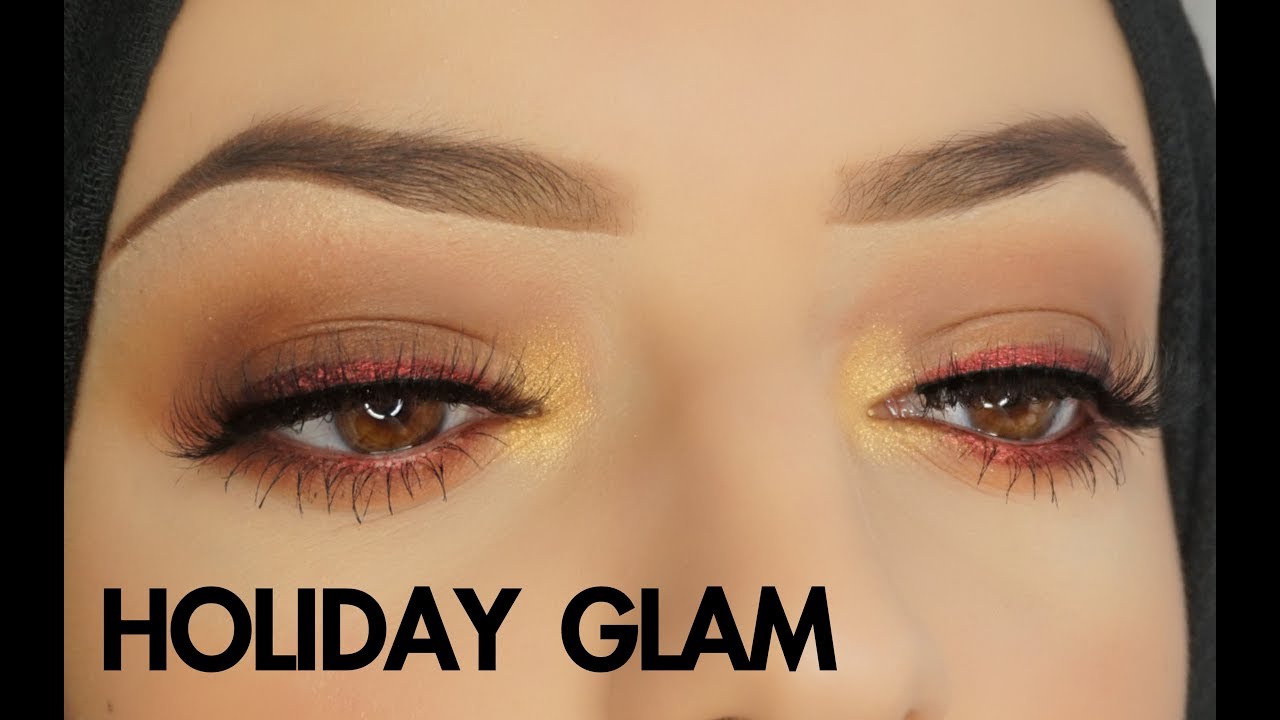 EASY HOLIDAY GLAM MAKEUP TUTORIAL